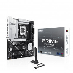 ASUS PRIME Z890-P WIFI, Socket 1851, 18Phases, Intel® Z890 (Ultra 2 Series CPU), CPU graphics, HDMI, DP, Dual 4xDDR5-8666, 4xPCIe X16 5.0, 4xSATA3, RAID, 4xM.2 5.0, 1xPCIe X1, Realtek 7.1 HDA, 2.5GbE LAN, WiFi7/BT, 1xTB4(USB-C), 2xUSB3.2Gen2(A+C), 6xUSB3.