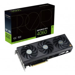 ASUS ProArt GeForce RTX™ 4060 OC Edition 8GB GDDR6 128bit, 2580/17000MHz, 1xHDMI, 3xDP, Triple Fan, PCI-E 4.0, 2.5-slot design, Larger Axial-tech fans, Dual Ball bearing, Reverse Rotation, 0dB technology, Auto-Extreme, GPU Tweak III, Protective Backplate,