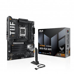 ASUS TUF GAMING X870-PLUS WIFI, Socket AM5, AMD X870, 19Phases, Dual 4xDDR5-8000+, APU AMD graphics, HDMI, 2xPCIe 5.0 X16, 2xSATA3, RAID, 4xM.2 PCIe 5.0, 1xPCIe x4, ALC S1220P HDA, 2.5GbE LAN, WiFi7/BT, 2xUSB4(Type-C), 1xUSB-C2x2, 3xUSB3.2 Gen2, 6xUSB3.2,