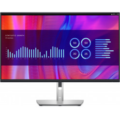 31.5- DELL IPS LED P3223DE Ultrathin Bezel Black/Silver (5ms, 1000:1, 350cd, 2560 x 1440, 178°/178°, DisplayPort, HDMI, USB-C (Data, Video, Power), LAN (RJ-45), Pivot, Height-adjustable, USB Hub: 4 x USB3.2, VESA     )