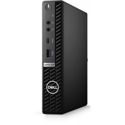 DELL OptiPlex 5000 MFF lntel® Core® i5-12500T (6 Cores/18MB/12T/2.0GHz to 4.4GHz/35W), 8GB (1X8GB) DDR4, M.2 256GB PCIe NVMe SSD, Intel Integrated Graphics, TPM, NO ODD, USB mouse MS116, USB KB216, PSU 65W, Win11Pro, 3Y Warranty, Black.