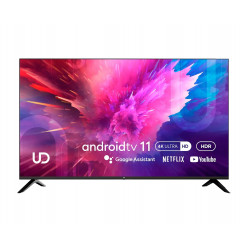 50- LED TV UD 50U6210, Black (3840x2160 UHD, SMART TV (ANDROID 11 OS), 3 x HDMI2.0, 2 x USB, Wi-Fi (2.4GHz+5GHz), Bluetooth, DVB-T/T2/C/S2, Speakers 2 x 7W Dolby Audio, VESA 200x200, 9.8 Kg)