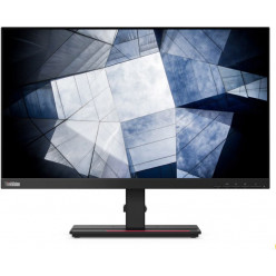 23.8- LENOVO IPS LED ThinkVision P24q-20 Black Borderless (4ms, 1000:1, 300cd, 2560x1440, 178°/178°, HDMI, DisplayPort in/Out, USB Hub: 4 x USB3.1, Audio Line-Out, Height Adjustment, Pivot, VESA)