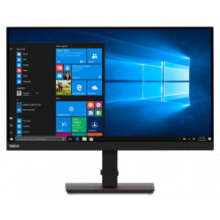 27.0- LENOVO IPS LED T27h-2L BorderIess Black (4ms, 1000:1, 350cd, 2560x1440, 178°/178°, HDMIx2, USB-C (Data, Video, Power), USB Hub: 4 x USB3.1, Height Adjustment, Pivot, Audio line-out, VESA)