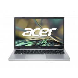 ACER Aspire A315-510P Pure Silver (NX.KDHEU.00H) 15.6- IPS FHD (Intel Core i3-N305 8xCore 3.8GHz, 8GB (1x8GB onboard) LPDDR5 RAM, 512GB PCIe NVMe SSD, Intel UHD Graphics, WiFi-AC/BT 5.0, 3cell, 720p HD webcam, EN/RU/UA, No OS, 1.7kg)