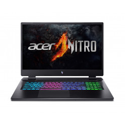 ACER Nitro AN17-42 Obsidian Black (NH.QSCEU.002) 17.3- QHD (2560x1440) IPS 165Hz 300 nits (AMD Ryzen 7 8845HS 8xCore 3.8-5.1GHz, 16GB (2x8) DDR5 RAM, 1TB PCIe NVMe SSD+SSD Slot, GeForce RTX 4070 8GB GDDR6, WiFi6E-AX/BT 5.3 Killer DoubleShot Pro, 4cell, HD