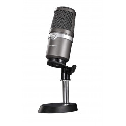 AverMedia USB Microphone - AM310: Uni-directional condenser microphone, Polar pattern: Cardioid, Sample/Bit rate: 48KHz/16bit, Sensitivity: -60 ± 5 dB, Frequency response: 20Hz ~ 20kHz, USB 2.0 Plug&Play