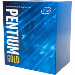 Intel® Pentium® G6405, S1200, 4.1GHz (2C/4T), 4MB Cache, Intel® UHD Graphics 610, 14nm 58W, Box