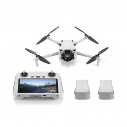 (949912) DJI Mini 3 Fly More Combo + Controller 5.5- - Portable Drone, DJI RC 5.5-, 12MP photo, 4K 30fps/FHD 60fps camera with gimbal, max. 4000m height / 57.6kmph speed, max. flight time 38min, Battery 2453 mAh, 248g (3 batteries, 3 pairs propellers, cha