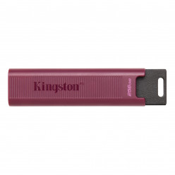 256GB USB3.2  Kingston DataTraveler Max, Red, USB, Unique Design (Read Up to 1000MB/s, Write 900MB/s)