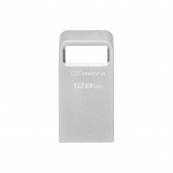 128GB USB3.2 Kingston DataTraveler Micro G2, Metal casing, Compact and lightweight, World’s smallest USB Flash drive (Read 200 MB/s)