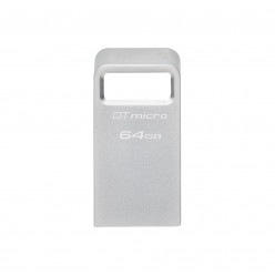 64GB USB3.2 Kingston DataTraveler Micro G2, Metal casing, Compact and lightweight, World’s smallest USB Flash drive (Read 200 MB/s)