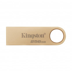 256GB USB3.0  Kingston DataTraveler SE9 G3 Gold, Metal casing, Compact and lightweight (Read up to 220 MByte/s, Write up to 100 MByte/s)