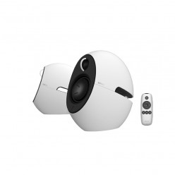 Edifier e25HD White, 2.0 Multimedia Speaker, 74W (2x37W) RMS, Hi-Res Audio and Hi-Res Audio Wireless Certified, LDAC, Audio in: Bluetooth 5.3, auxiliary, optical, remote control, satl.(3-+3/4-), EDIFIER ConneX mobile app