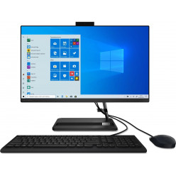 All-in-One PC - 23.8- Lenovo IdeaCentre 3 24ITL6, 23.8 FHD IPS 250nits, Intel® Pentium™ Gold 7505, 8GB DDR4-3200 SODIMM (2 slots), 256GB SSD M.2 2242 PCIe NVMe, Intel UHD Graphics, CR, LAN, HD Cam, WiFi 2x2+BT5, USB KB&MS, DOS, Black, 7kg.