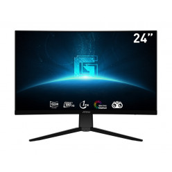 23.8- MSI VA LED LCD G2422C Curved Black (1ms, 3000:1, 250cd, 1920x1080, 178°/178°, 2xHDMI, DisplayPort, Curvature 1500R, AMD Freesync, Refresh Rate 180Hz, Speakers 2 x 2W, Audio Line-out, VESA)