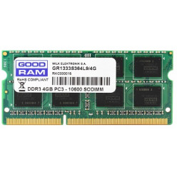 4GB DDR3L-1600 SODIMM  GOODRAM, PC12800, CL11,  1.35V