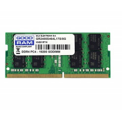 8GB DDR4-2666 SODIMM  GOODRAM, PC21300, CL19, Single Rank, 1024x8, 1.2V