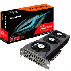 Gigabyte Radeon™ RX 6600 EAGLE 8G /  8GB GDDR6 128Bit 2491/14000Mhz, 2xHDMI, 2xDP, Triple Fan, SP: 1792, AMD RDNA2, PCIe4.0, WINDFORCE 3X Cooling, 3x80mm alternate spinning fans, 3xCopper Heatpipes, 3D Active, Screen Cooling, Protection metal backplate, 1