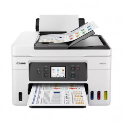 MFD CISS Canon MAXIFY GX4040, Color Printer/Duplex/Copier/ADF 35p/Fax/LAN/Wi-Fi, A4, Print 1200x600dpi_2pl, Scan 1200x2400dpi, ESAT 18/13 ipm, LCD display 2,7-, Tray 350 sheet, 64–265 g/m2, 4 ink tanks; GI-46B (6000p./9000p. eco mode), GI-46Y/C/M (14000p.