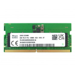 8GB DDR5-5600 SODIMM SK Hynix, PC5-44800, CL46, 1 Rank Single-sided module, On-die ECC, 1.1V, Bulk