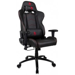 Gaming/Office Chair AROZZI Inizio PU, Black/Red logo, PU Leather, max weight up to 100-105kg / height 160-180cm, Recline 145°, 1D Armrests, Head and Lumber cushions, Metal Frame, Steel wheelbase, Gas Lift 4class, Small nylon casters, W-24.5kg