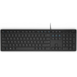 Dell KB216 Multimedia Keyboard, Russian (QWERTY), Black (580-ADGR), USB.