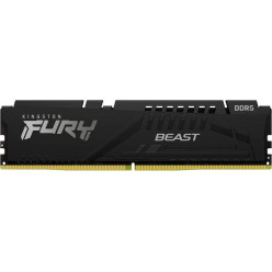 16GB DDR5-5200  Kingston FURY® Beast DDR5 EXPO, PC41600, CL36, 1.25V, 2Rx8, Auto-overclocking, Asymmetric BLACK low-profile heat spreader, AMD® EXPO v1.0 and Intel® Extreme Memory Profiles (Intel® XMP) 3.0