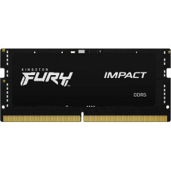 32GB DDR5-5600 SODIMM Kingston FURY® Impact DDR5, PC44800, CL40, 2Rx8, 1.1V, Intel XMP 3.0 (Extreme Memory Profiles)