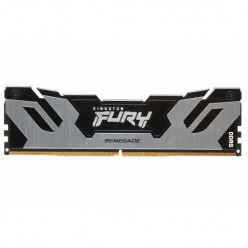 16GB DDR5-6000  Kingston FURY® Renegade Silver DDR5, PC48000, CL32, 1.35V, 1Rx8, Auto-overclocking, Symmetric SILVER Large heat spreader, Intel XMP 3.0 Ready  (Extreme Memory Profiles)