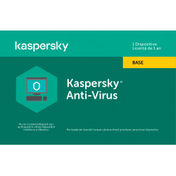 Kaspersky Anti-Virus Eastern Europe Edition.  1-Desktop  1 year  Base  License Pack, Card