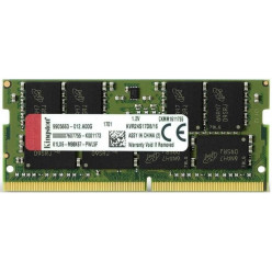 16GB DDR4-2666 SODIMM  Kingston ValueRam, PC21300, CL19, 2Rx8, 1.2V