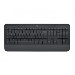 Logitech Wireless Keyboard Signature K650, upgraded shortcuts and integrated palm rest, Bluetooth Low Energy Wireless (Bluetooth 5.1) or Logi Bolt USB Receiver, GRAPHITE - US INT'L