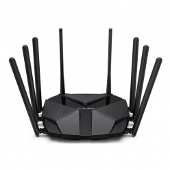 MERCUSYS MR90X  Wi-Fi 6 Wireless Gigabit Router, 4804Mbps at 5Ghz + 1148Mbps at 2.4Ghz, 802.11ax/ac/a/b/g/n, 1 x 2.5Gigabit WAN/LAN + 1 x Gigabit WAN/LAN + 2 x Gigabit WAN/LAN, 4x4 MU-MIMO, OFDMA, Beamforming, 8 fixed antennas