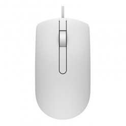 Dell Optical Mouse - Wired - USB, 1000 dpi, 413g,  MS116 - White (570-AAIP)