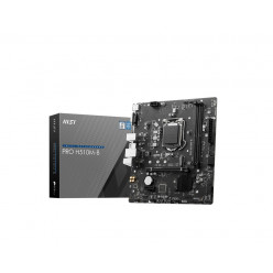 MSI PRO H510M-B, Socket 1200, Intel® H470 (10th Gen CPU), Dual 2xDDR4-2933, CPU Intel graphics, VGA, HDMI, 1xPCIe X16, 4xSATA3, 1xM.2, 1xPCIe X1, ALC897 HDA, GbE LAN, 4xUSB3.2, mATX