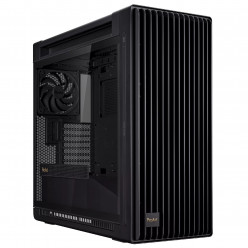 PA602 ASUS PROART TG PWM BLACK CASE, w/o PSU, Front panel IR dust indicator, 420mm radiator support, Integrated Fan Hub, Front: 2x200mm, Rear: 1x140mm, 8x 2.5-/4x 3.5-, 1xUSB-C 20Gbps, 2xUSB3.2, 2xUSB, 1xAudio, Power Lock Latch, Fan Speed Control Button, 