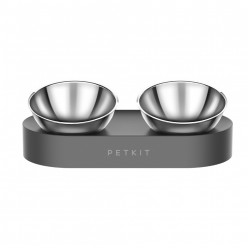 Petkit Fresh Nano Metal Feeding Bowl, 304 stainless steel (food grade), Size:330*160*87.7mm,Two Adjustable angles 0* or 15*, with basement, higher height helps the cats eat comfortable