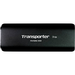 M.2 NVMe External SSD 1.0TB  Patriot Transporter Portable SSD, USB 3.2 Gen 2, Sequential Read/Write: up to 1000 MB/s, Light, portable and compact, Dual-connection USB-C to USB-C + A