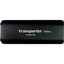 M.2 NVMe External SSD 512GB  Patriot Transporter Portable SSD, USB 3.2 Gen 2, Sequential Read/Write: up to 1000 MB/s, Light, portable and compact, Dual-connection USB-C to USB-C + A