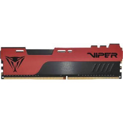 16GB DDR4-4000 VIPER (by Patriot) ELITE II,  PC32000, CL20, 1.4V, Red Aluminum HeatShiled with Black Viper Logo, Intel XMP 2.0 Support, Black/Red