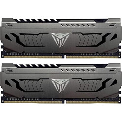 16GB (Kit of 2x8GB) DDR4-3600  VIPER (by Patriot) STEEL Performance, Dual-Channel Kit, PC28800, CL18, 1.35V, Custom Design Aluminum HeatShiled, Intel XMP 2.0 Support, Gunmetal Grey