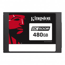 2.5- SSD 480GB  Kingston DC500R Data Center Enterprise, SATAIII, Read-centric, 24/7, SED, PLP, Sequential Reads:555 MB/s, Sequential Writes:500 MB/s, Steady-state 4k Read: 98,000 IOPS / Write: 12,000 IOPS, 7mm, Phison PS3112-S12DC, 3D NAND TLC