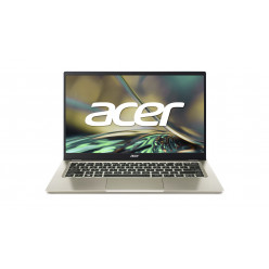 ACER Swift 3 Haze Gold (NX.K7NEU.004), 14.0- IPS FHD 300 nits (Intel Core i3-1220P 10xCore, 3.3-4.4GHz, 8GB(onboard) LPDDR4X RAM, 512GB PCIe NVMe SSD, Intel UHD Graphics, WiFi6E/BT 5.2, FPR, Backlit KB, 3cell, FHD Webcam, EN/RU/UA, No OS, 1.25kg, 15.9 mm)