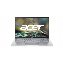 ACER Swift 3 Pure Silver (NX.K0EEU.00C), 14.0- IPS FHD 300 nits (Intel Core i5-1240P 12xCore, 3.3-4.4GHz, 16GB(onboard) LPDDR4X RAM, 512GB PCIe NVMe SSD, Intel Iris Xe Graphics, WiFi6E/BT 5.2, FPR, Backlit KB, 3cell, FHD Webcam, EN/RU/UA, No OS, 1.25kg, 1