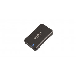 2.5- External SSD 256GB  Goodram HL200 USB 3.2 Gen 2, Black, Sequential Read/Write: up to 520/500 MB/s, Includes USB-C to A / USB-C to C cables, Ultra-small and lightweight SSD