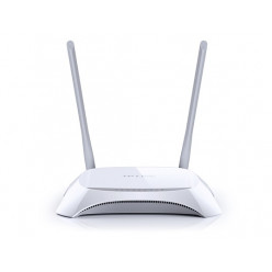 TP-LINK TL-MR3420  N300 Wireless 3G/4G Router, USB 2.0 Port for UMTS/HSPA/EVDO USB modem, 3G/WAN failover, 3G/WAN Connection Back-up, 2T2R, 300Mbps 2.4GHz, 802.11n/g/b, Built-in 4-port Switch, with 2 detachable antennas