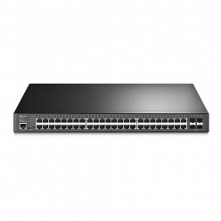 TP-LINK  TL-SG3452P  48-port Pure-Gigabit L2 Managed Switch, 48 10/100/1000Mbps LAN ports including 4 Gigabit SFP slots, 1 consol port RJ-45, 1 consol port MicroUSB, GVRP, STP/RSTP/MSTP, IGMP V1/V2/V3 Snooping, L2/L3/L4Traffic Classification