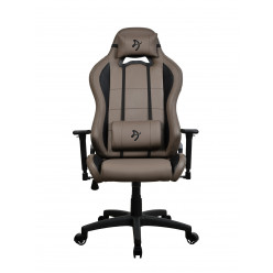 Gaming/Office Chair AROZZI Torretta Soft PU, Brown, max weight up to 95-120kg / height 160-180cm, Recline 165°, 3D Armrests, Head and Lumber cushions, Metal Frame, Nylon wheelbase, Gas Lift 4 class, Small nylon casters, W-26.5kg