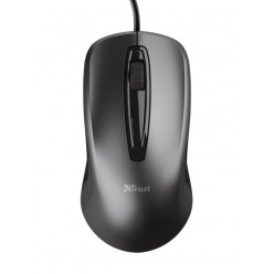 Trust Carve Optical Mouse, 1200 dpi, 3 button, USB, Black